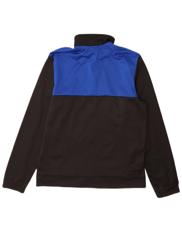 Adidas Veste de survêtement pour homme UK 42/44 Large Noir Colourblock Polyester
