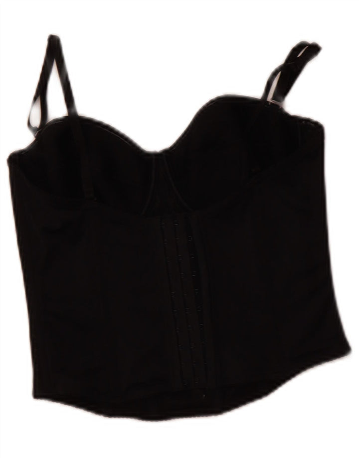 TRIUMPH Top Corset Court Femme UK 4 XS Noir Polyester