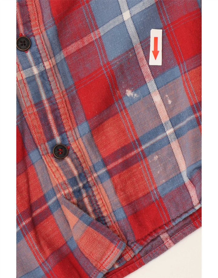 Fat Face Chemise Flanelle Homme XL Rouge Carreaux Coton