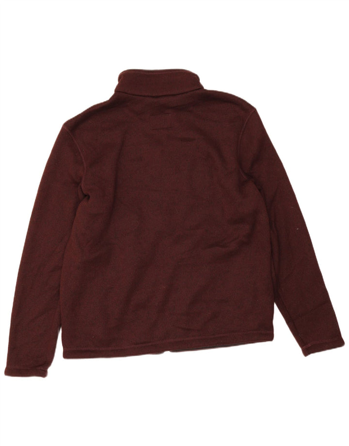 Marks & Spencer Veste de Survêtement Sherpa Homme Bordeaux Moyen Polyester
