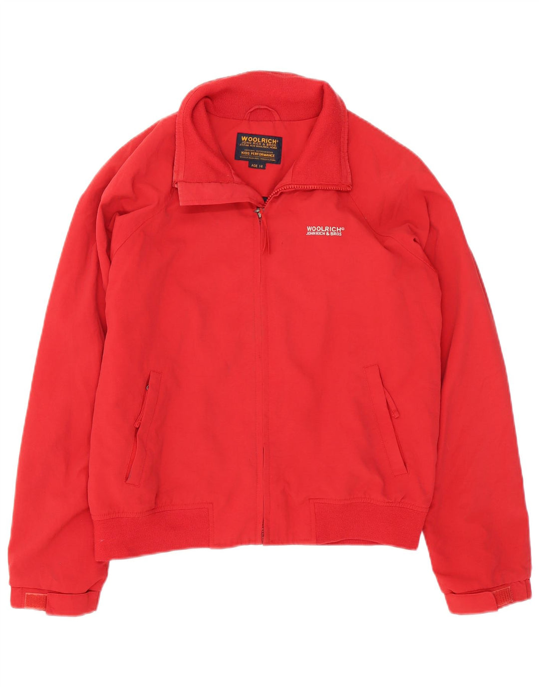 Woolrich Bomber Garçon 13-14 ans Rouge Polyester