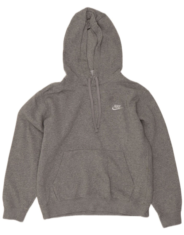 Nike Pull à capuche coupe ample pour homme en coton moucheté Gris Taille S