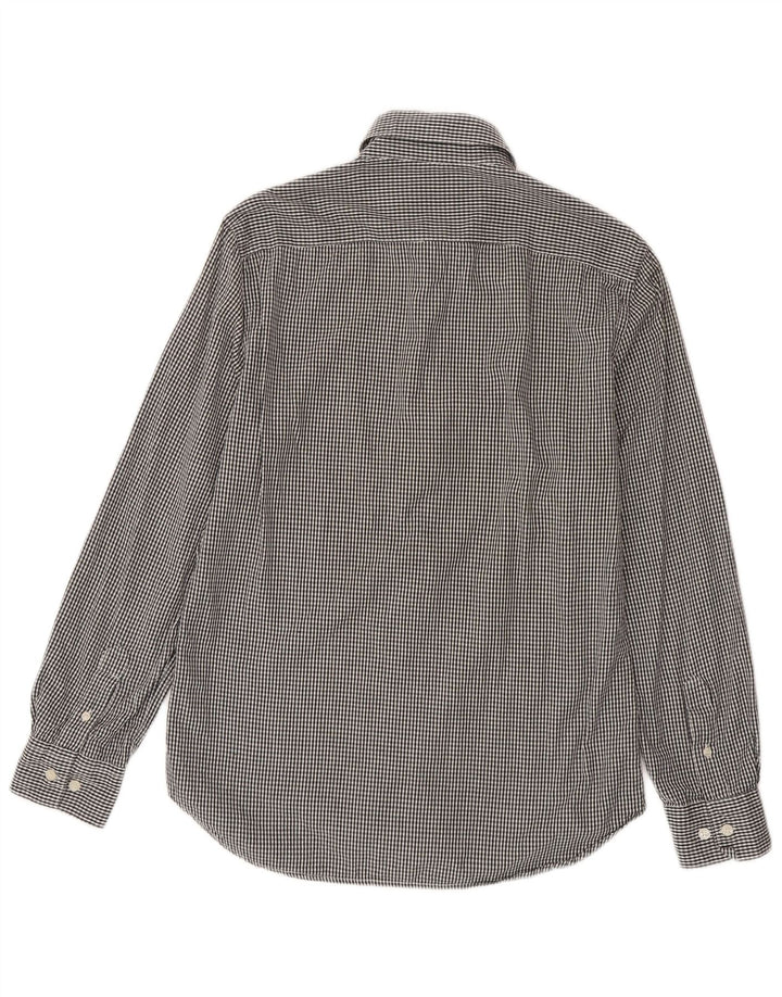 French Connection Chemise Homme Gris Moyen Vichy Coton