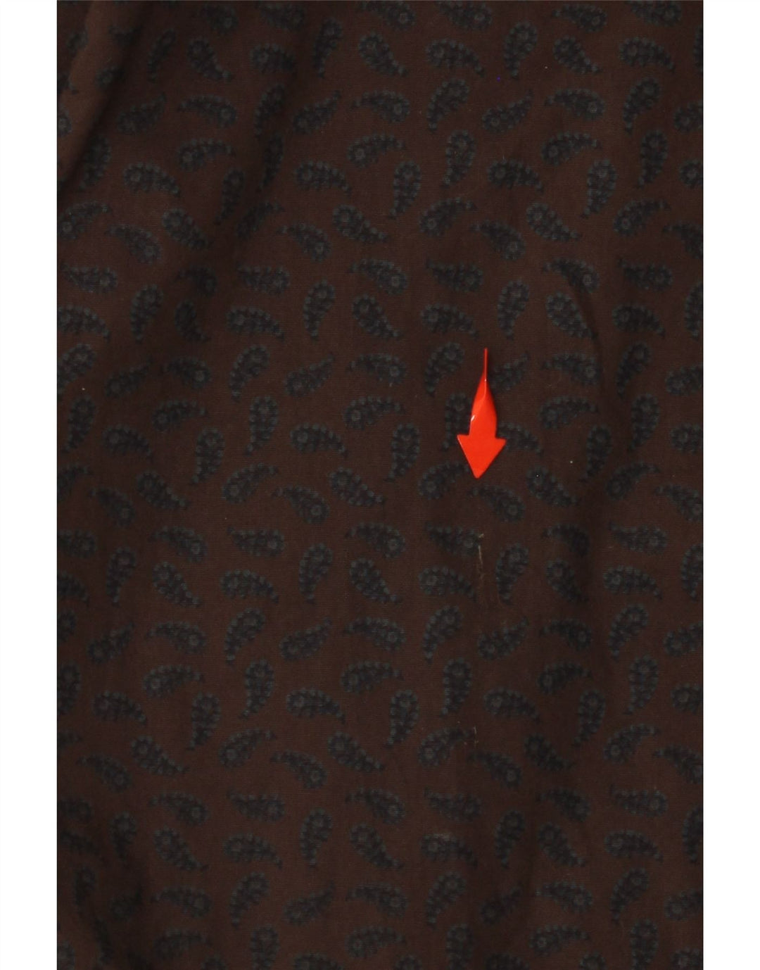 UNGARO Chemise Homme Large Marron Paisley Coton