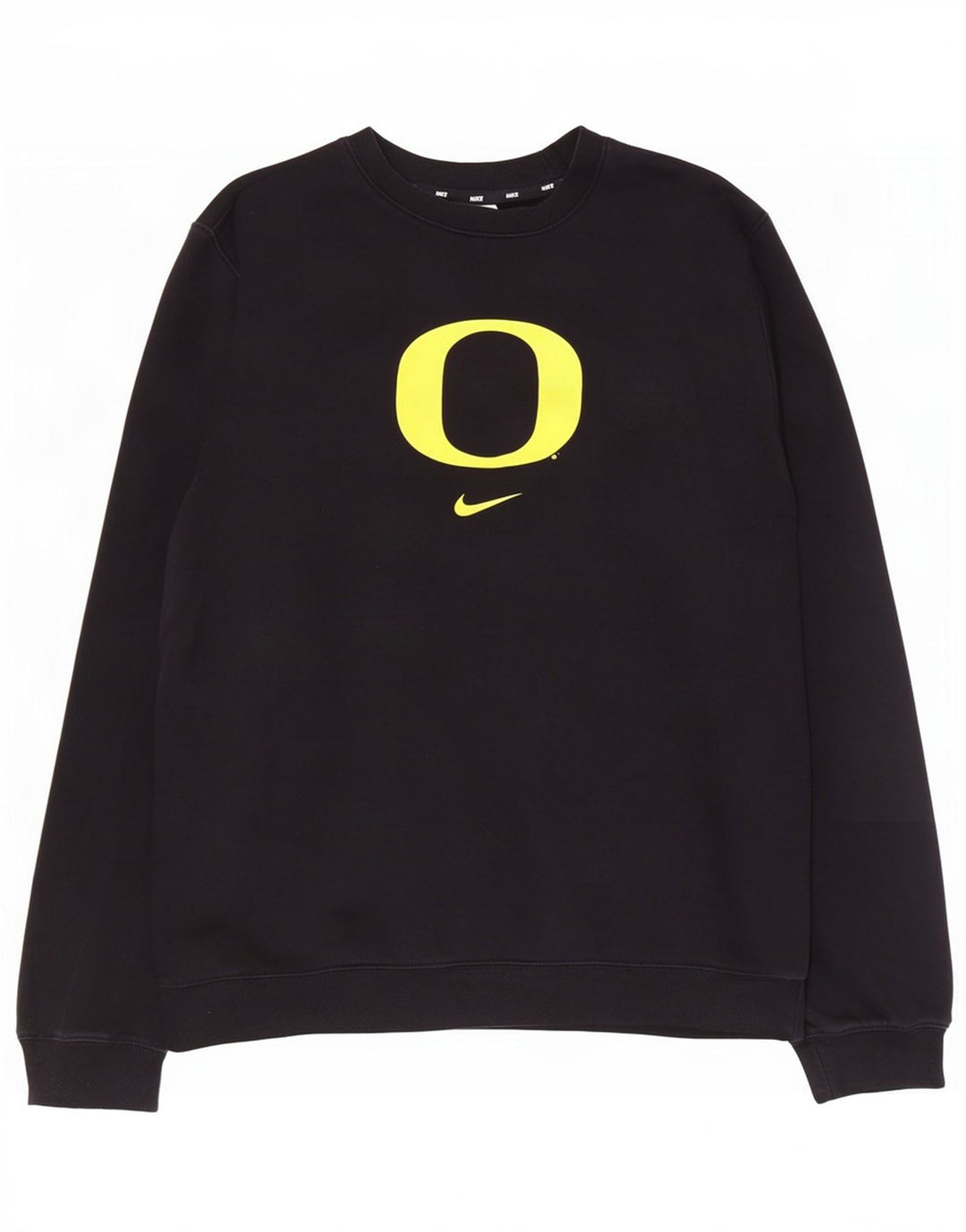 Nike Hommes Oregon Ducks Graphic Sweatshirt Jumper Grand Noir Coton