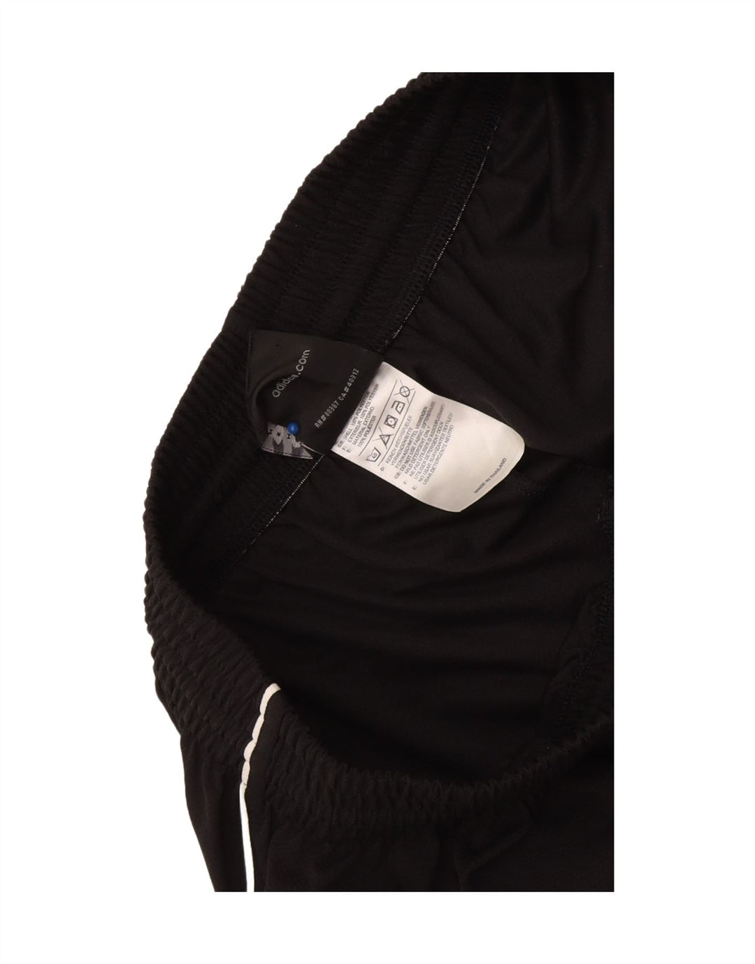Adidas Short de sport pour femme en polyester color block noir moyen
