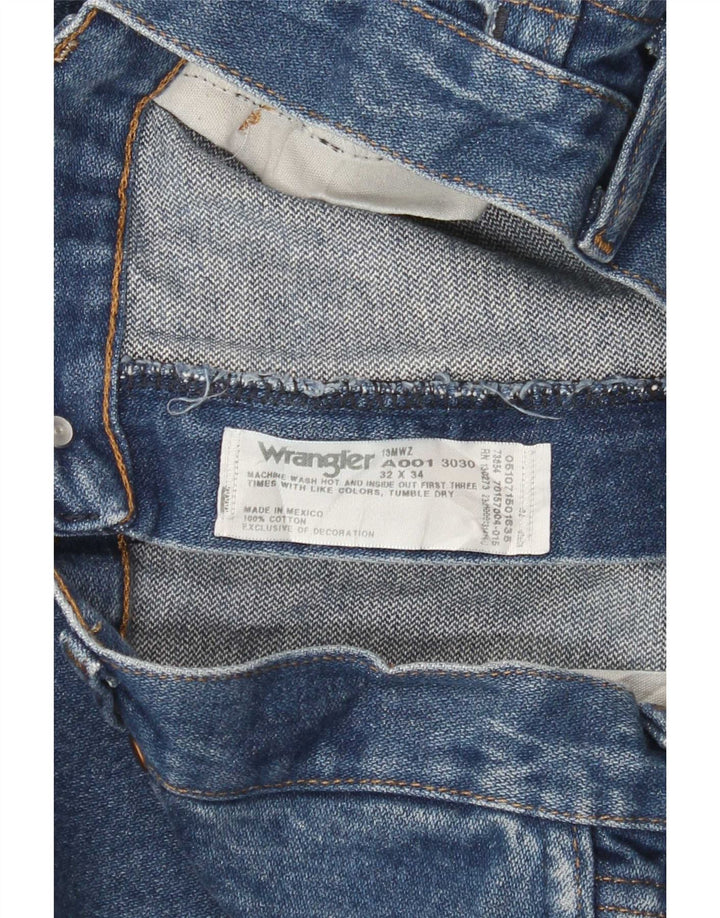 Wrangler Jean droit homme W32 L34 bleu coton