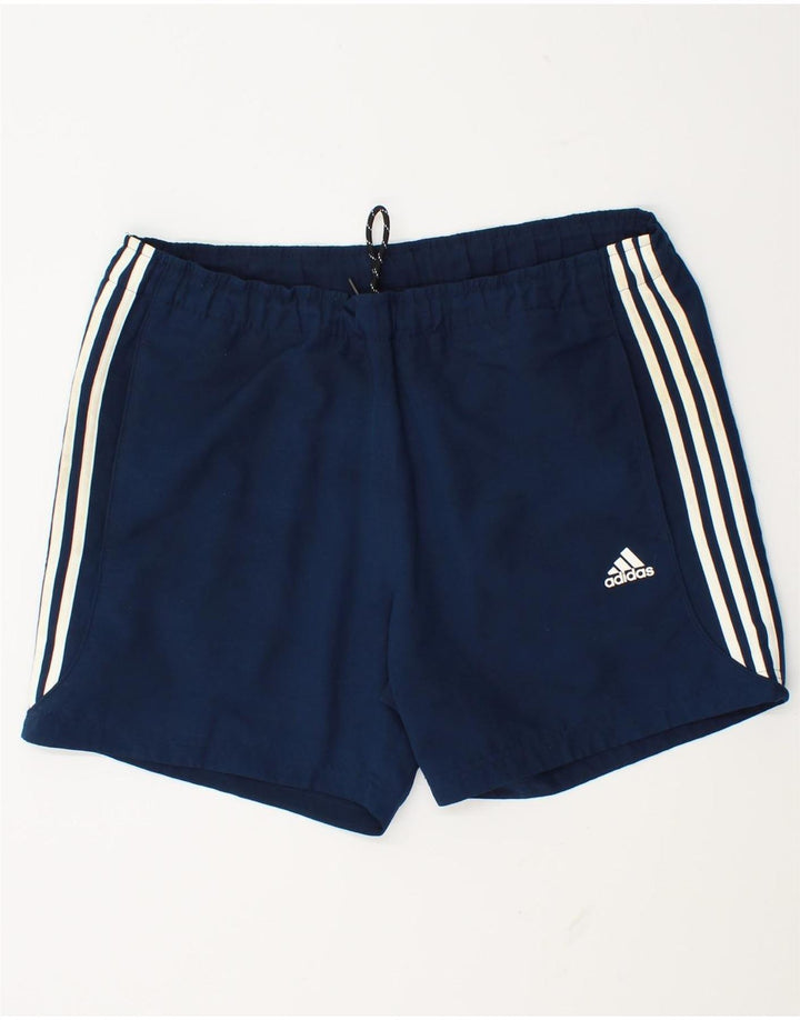 Adidas Hommes Climalite Sport Shorts Grand Bleu Marine Polyester