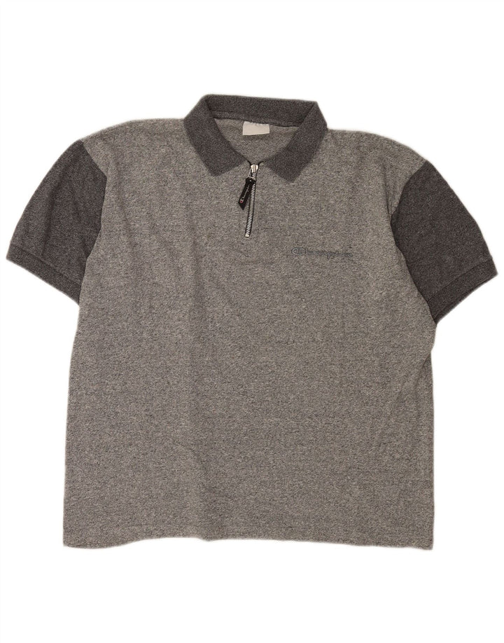 Champion Polo Homme XL Gris Coton