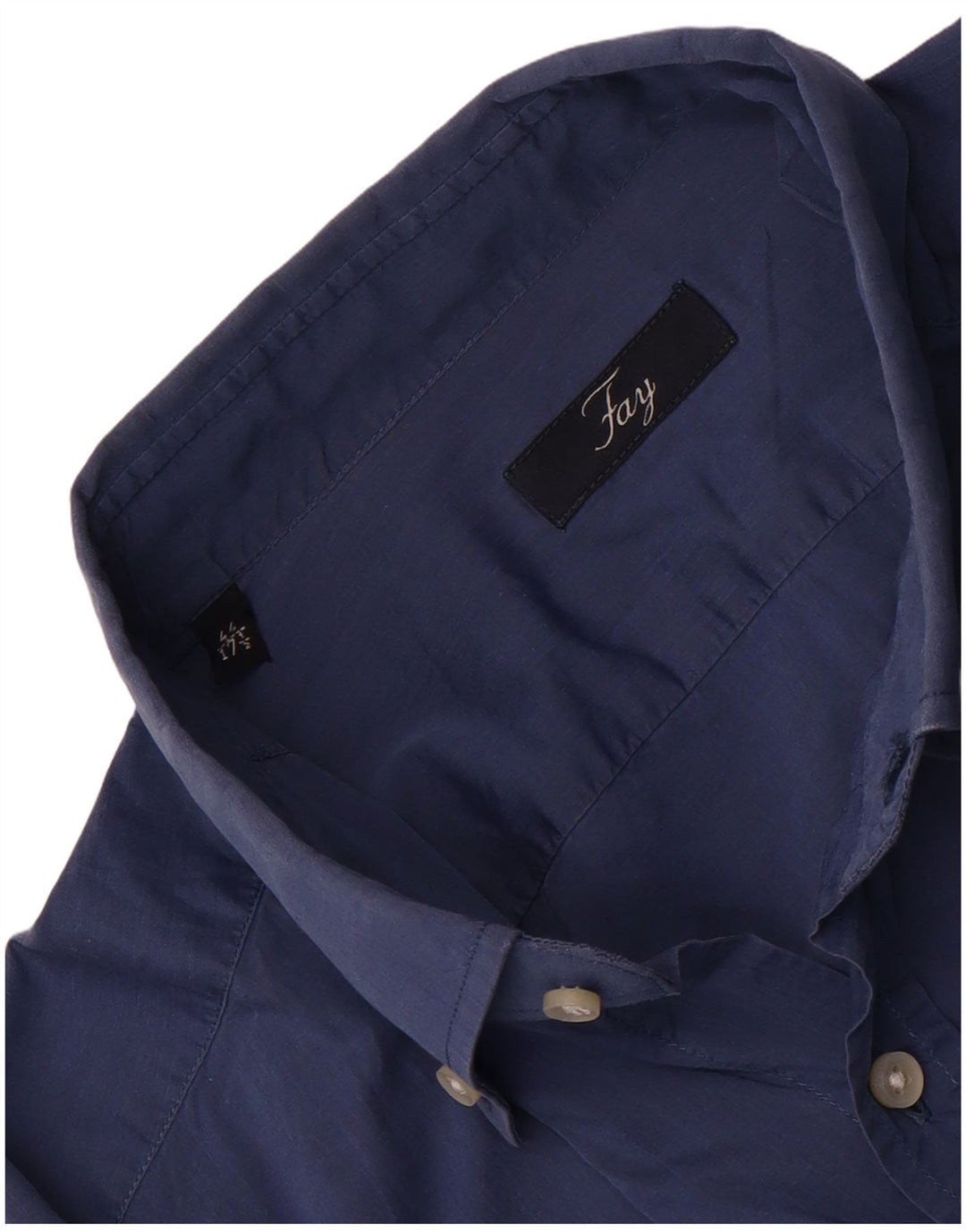 Fay Chemise Homme Taille 44 17 1/2 XL Bleu