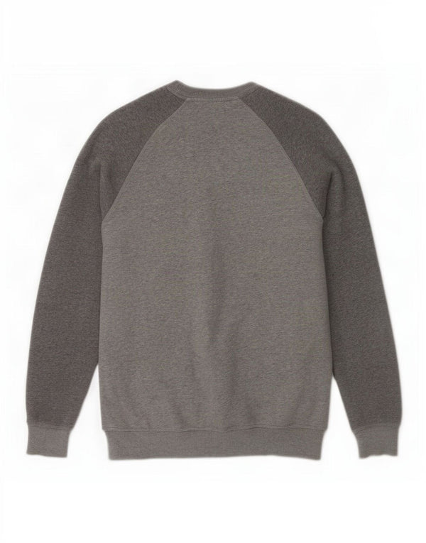 Adidas Sweat-shirt graphique pour homme Petit gris Coton