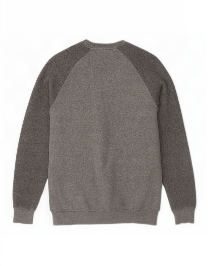 Adidas Sweat-shirt graphique pour homme Petit gris Coton