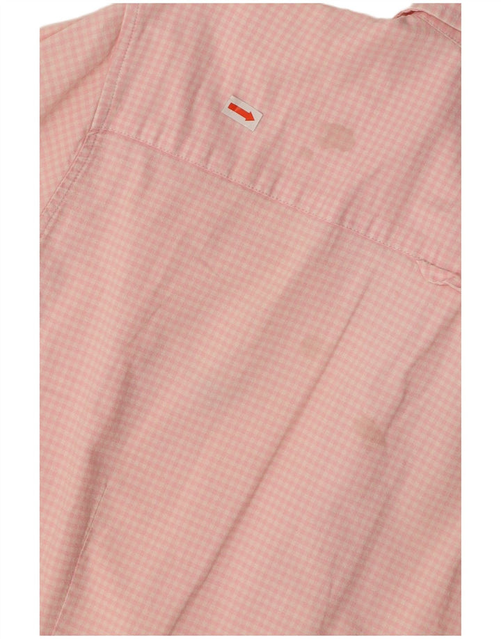GANT Chemise à manches courtes pour femme UK 20 Large Vichy Rose