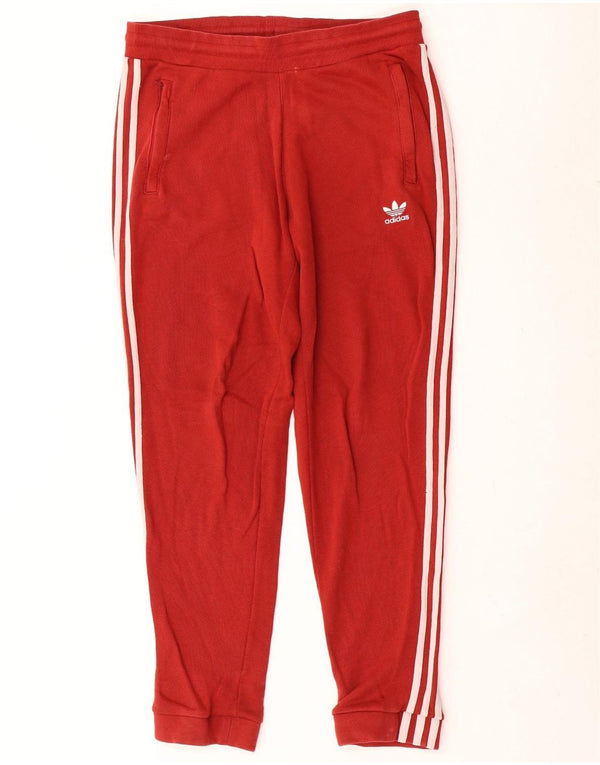 Adidas Pantalon de survêtement pour homme en coton rouge Taille S