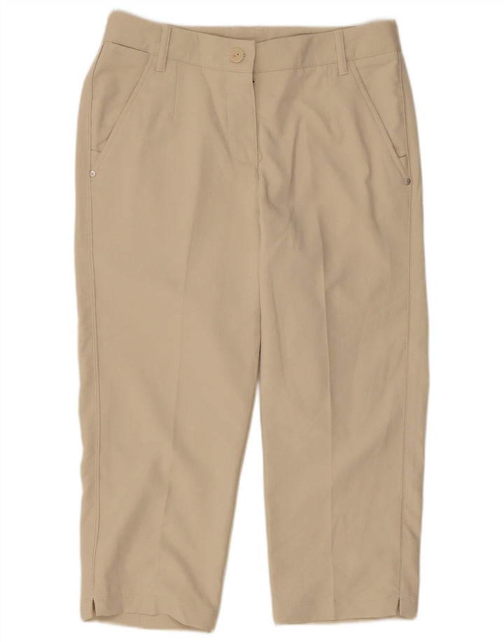 Puma Pantalon Capri Femme W28 L20 Beige Polyester