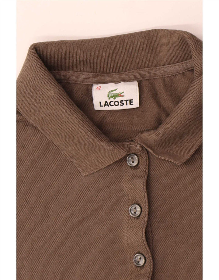 Lacoste Polo Femme Taille 42 Grand Marron