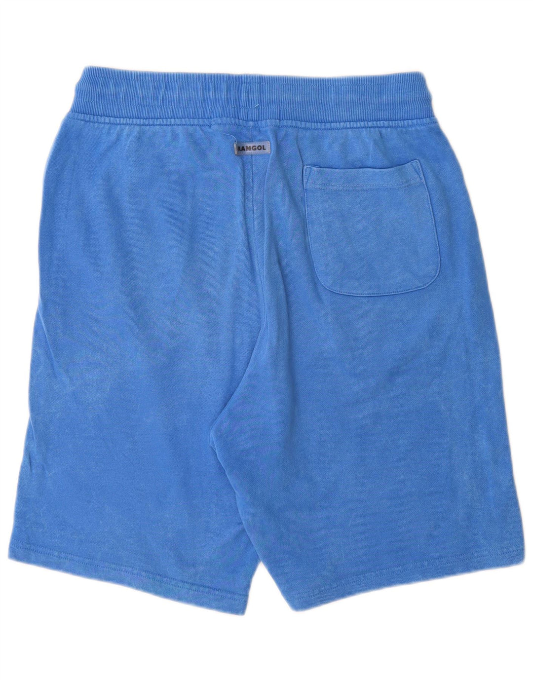 Kangol Short de Sport Graphique Homme Grand Coton Bleu
