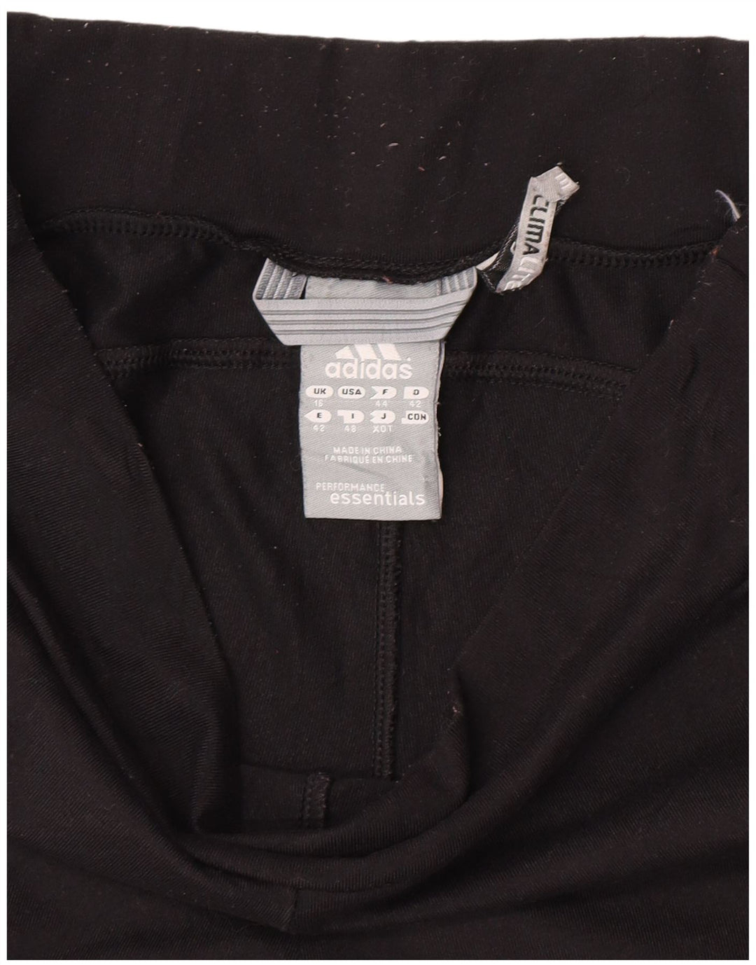 Adidas Climalite Capri Leggings pour femme UK 16 Grand Noir
