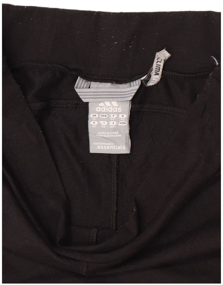 Adidas Climalite Capri Leggings pour femme UK 16 Grand Noir