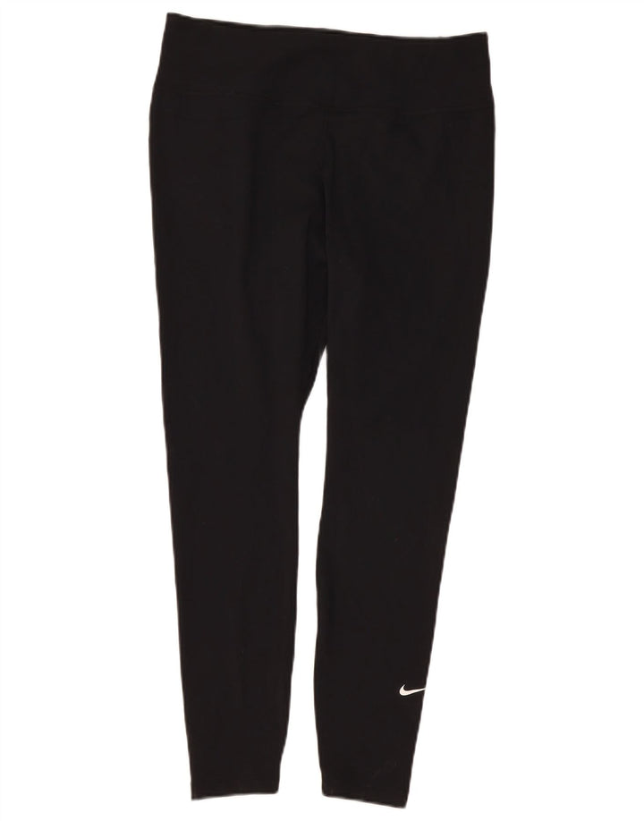 Legging Nike Dri Fit pour femme UK 14 Large Noir Polyester