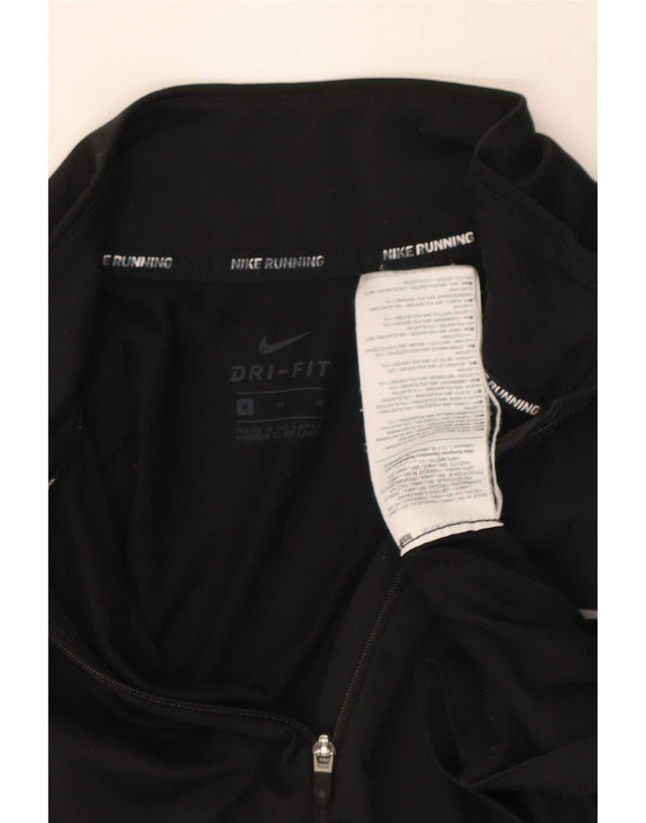 Nike Haut de survêtement surdimensionné Dri Fit pour femme UK 14 Noir moyen