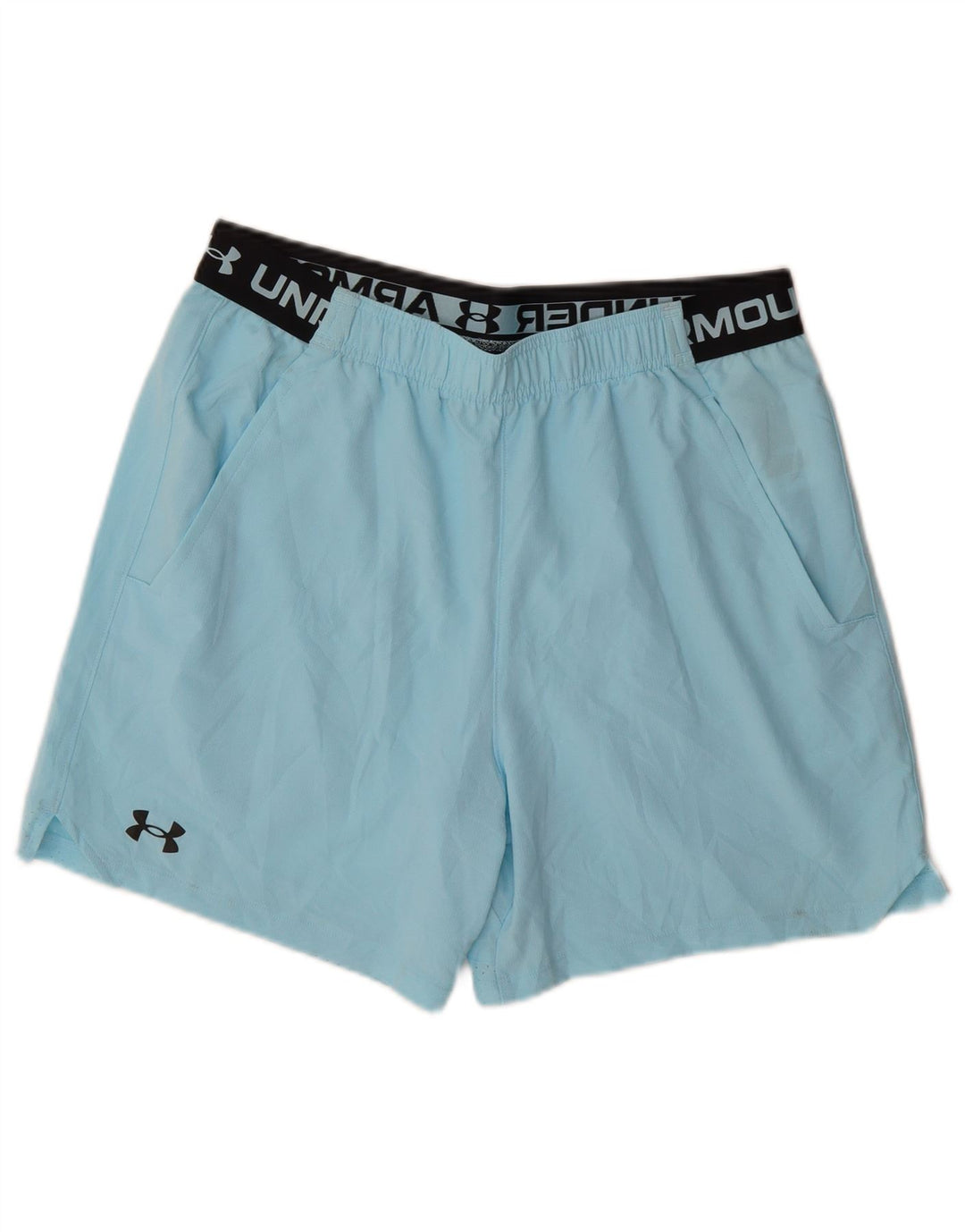 Under Armour Short de Sport Graphique Homme Bleu Large Polyester Colorblock
