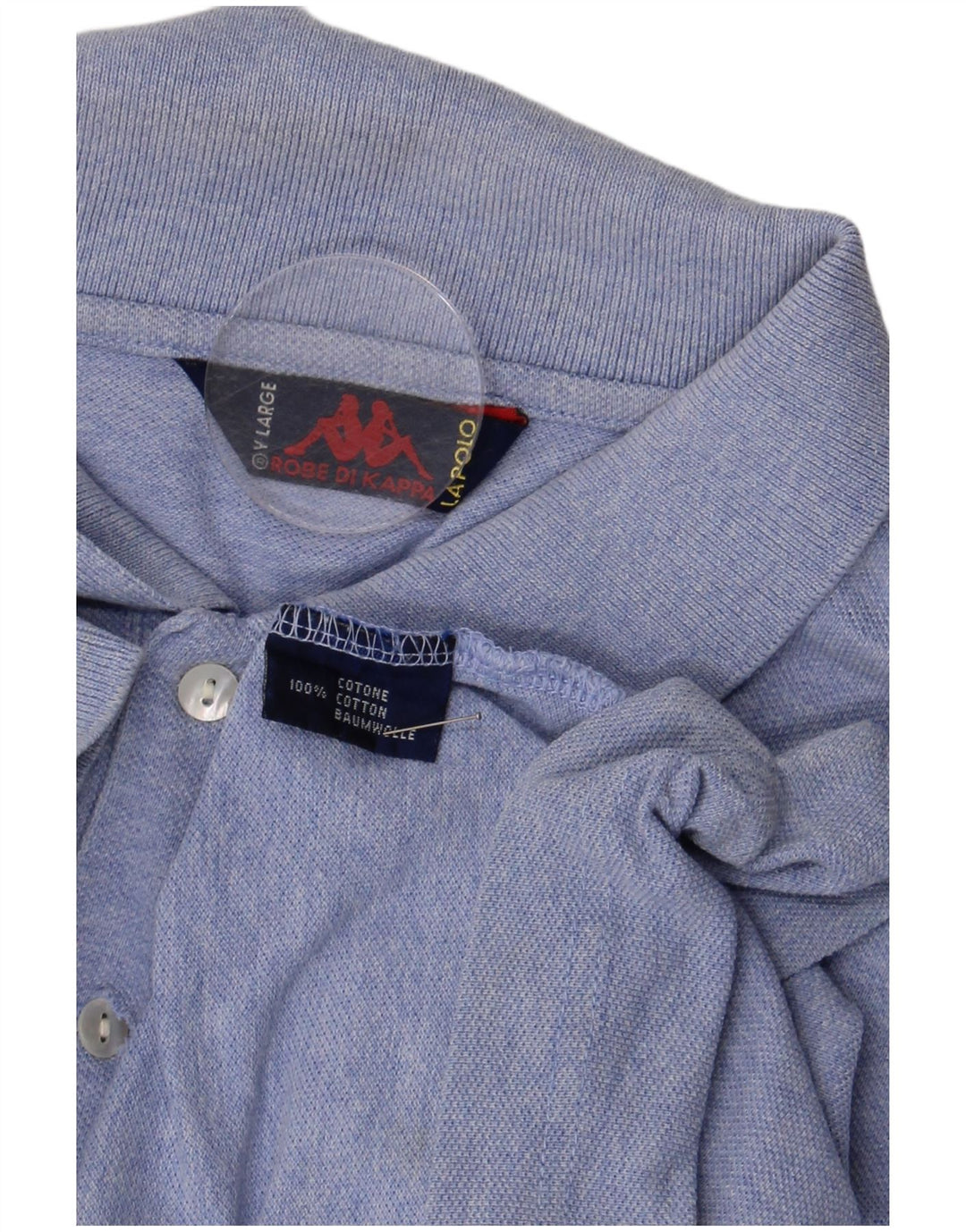 Kappa Polo Homme Grand Bleu Coton