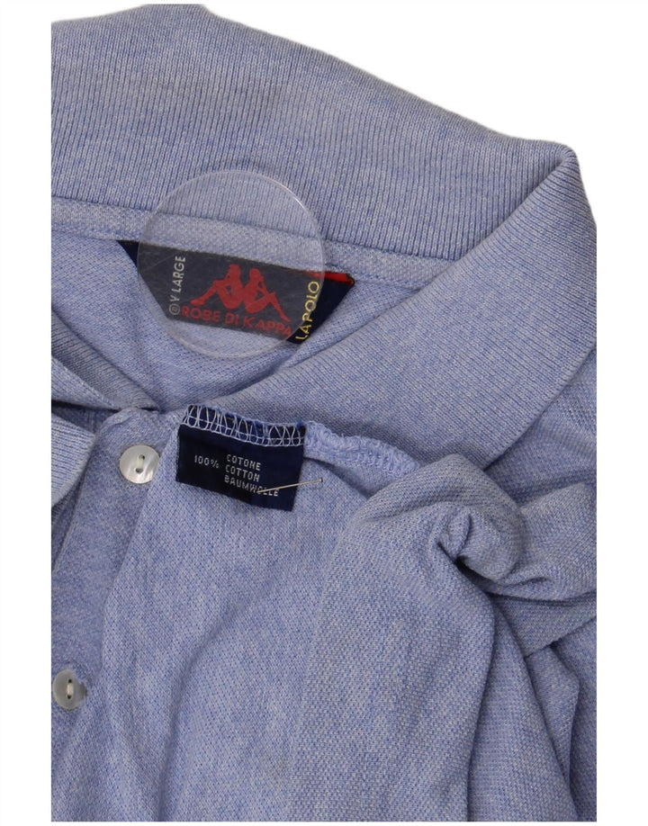 Kappa Polo Homme Grand Bleu Coton
