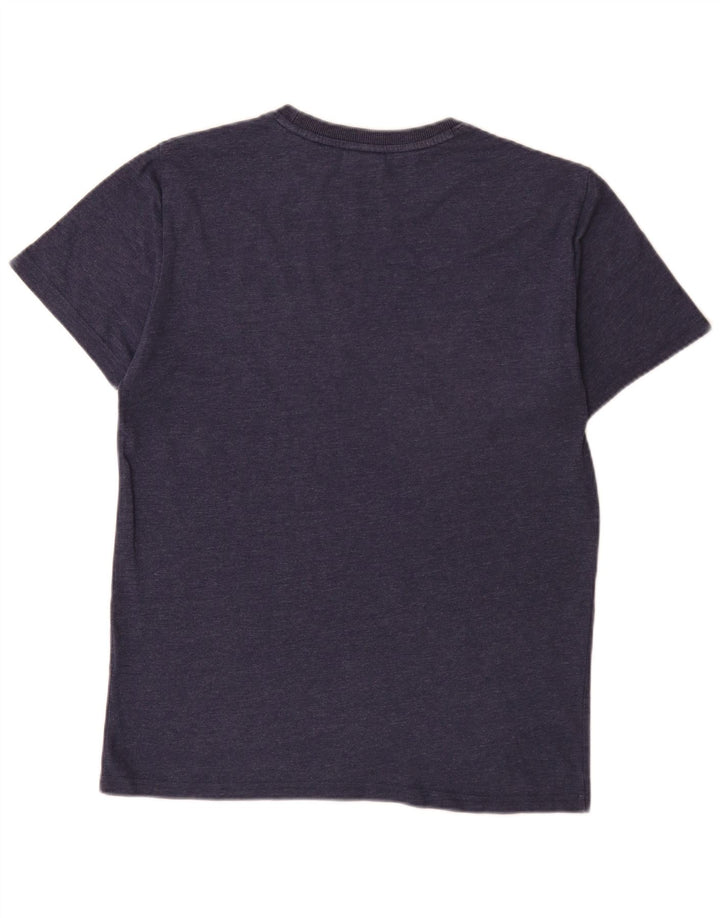 Superdry T-shirt graphique pour homme, grand, bleu marine