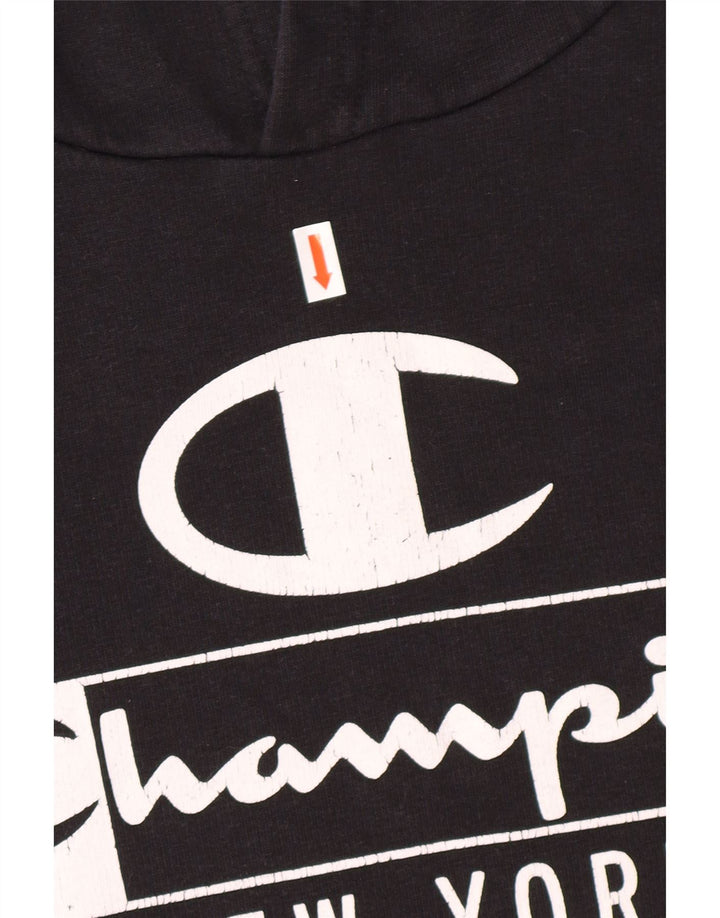 CHAMPION Pull à Capuche Graphique New York Homme 2XL Noir Coton