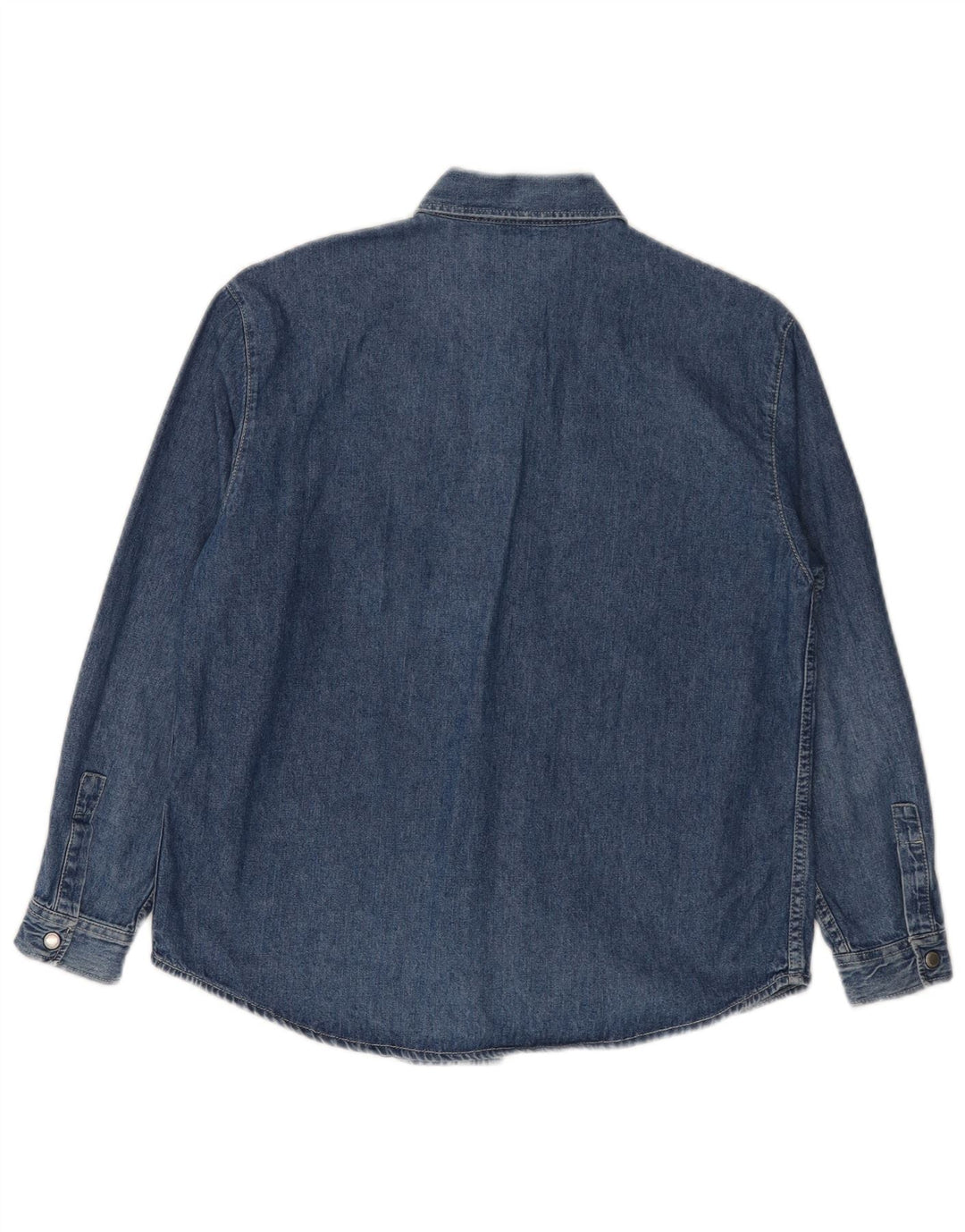BENETTON Chemise en Jean Garçon 9-10 ans Grand Bleu Coton