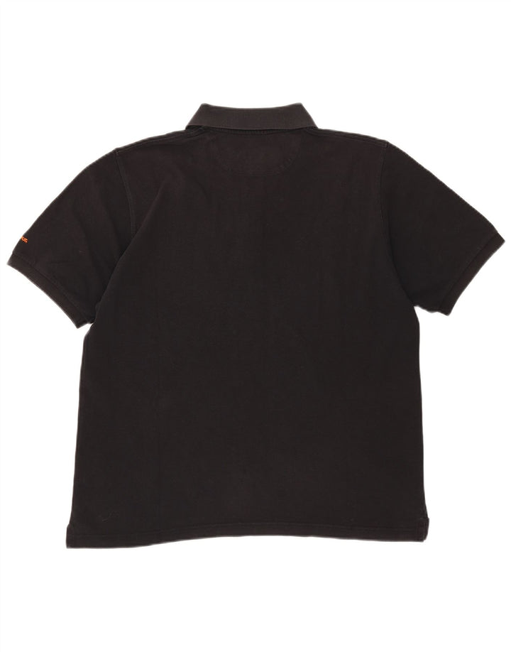 Barbour Polo Homme Coton Noir Moyen
