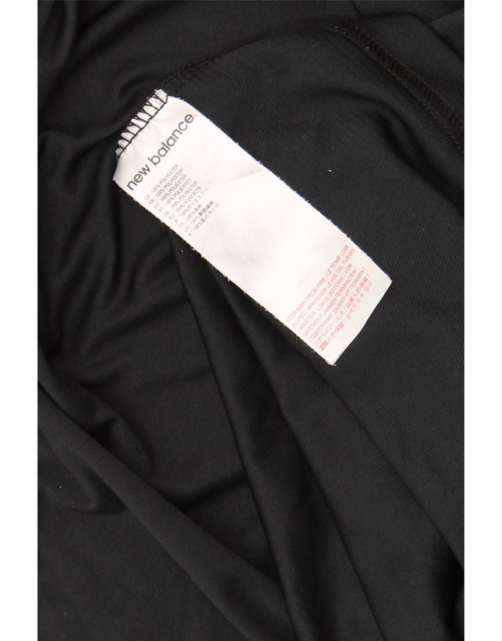 NEW BALANCE T-Shirt Graphique Homme Noir Moyen Polyester