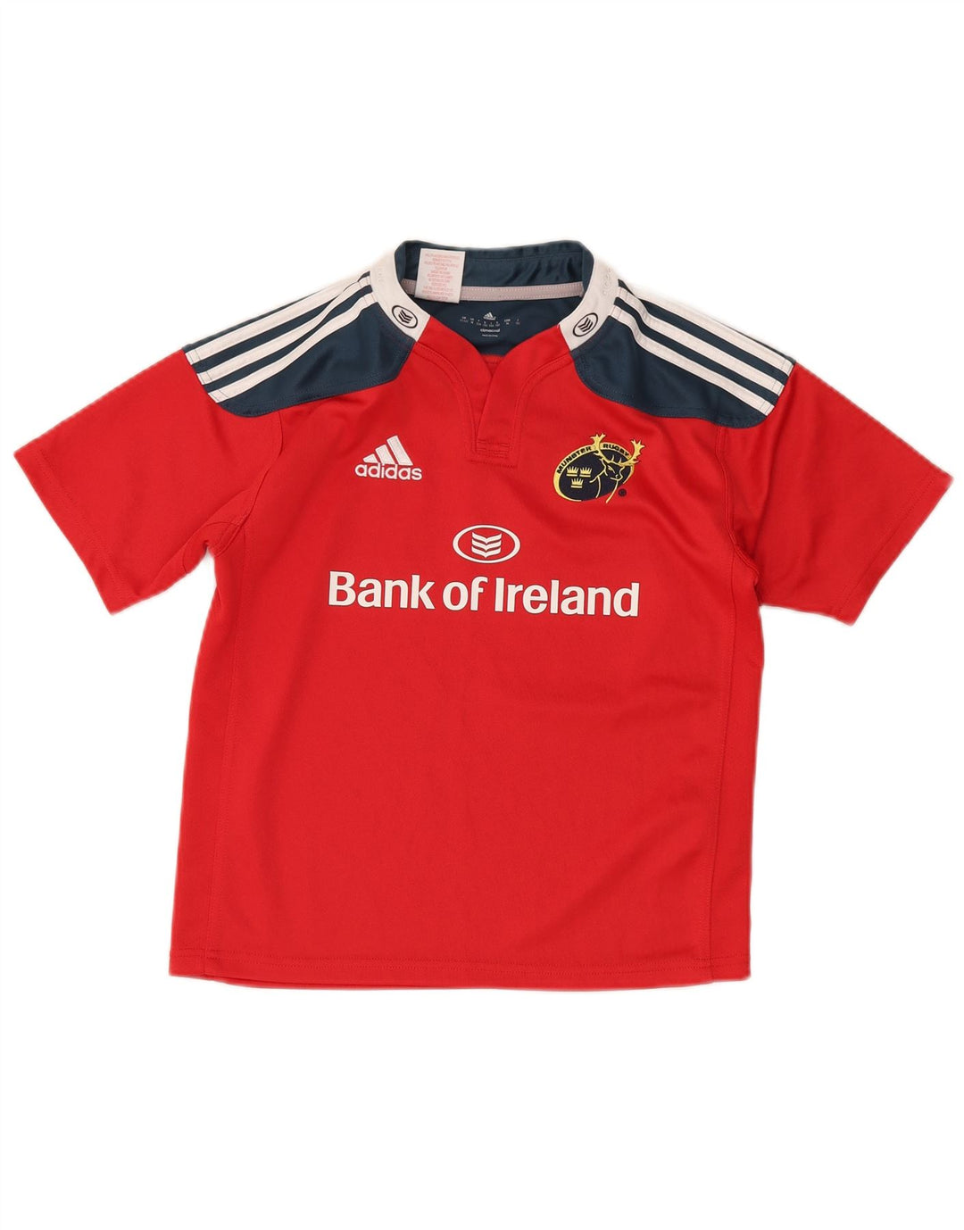 ADIDAS T-shirt graphique Munster Rugby pour garçon 11-12 ans Rouge Colourblock