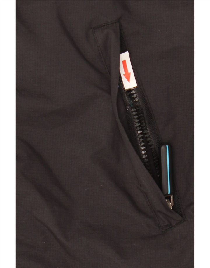 Superdry Veste de Pluie Homme UK 40 Large Noir Nylon