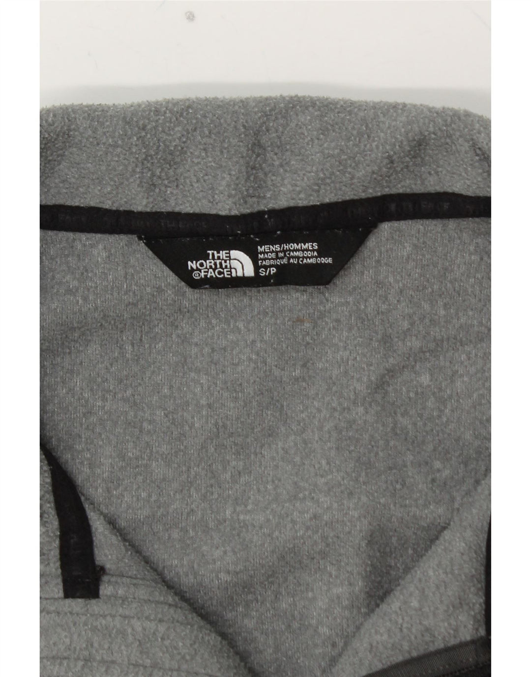 THE NORTH FACE Pull polaire à col zippé pour homme Petit gris Polyester