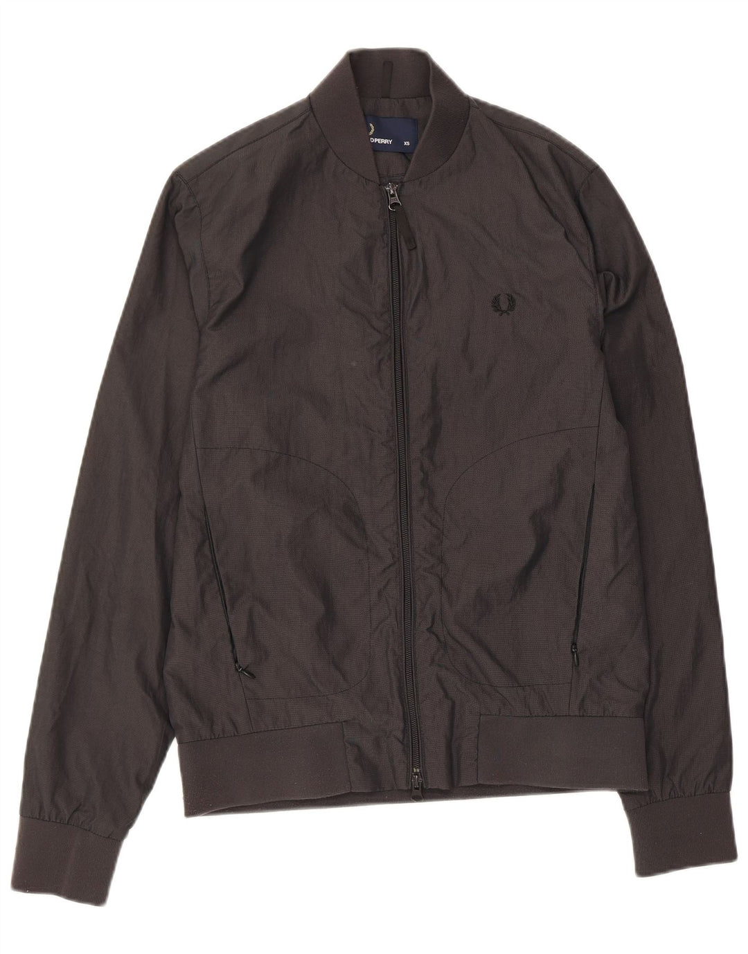 Fred Perry Veste Bomber Homme UK 34 XS Gris Polyamide
