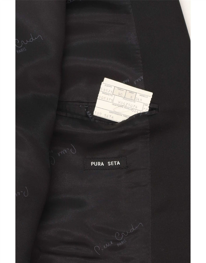 Pierre Cardin Veste Blazer Homme IT 50 Large Noir Géométrique Classique