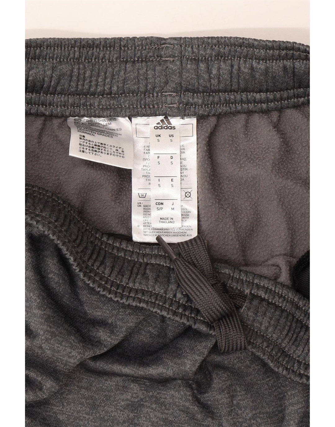 Adidas Pantalon de survêtement pour homme Petit gris Polyester