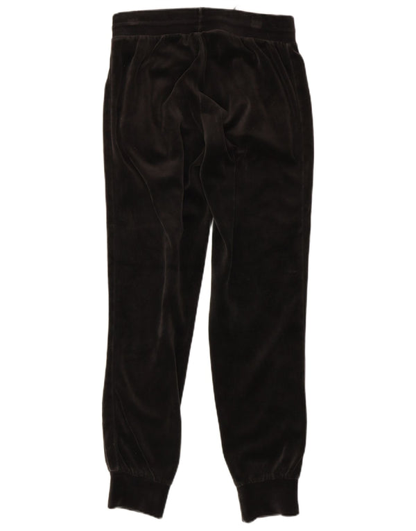 Puma Pantalon de survêtement en velours pour femme Joggers UK 6 XS Noir Coton