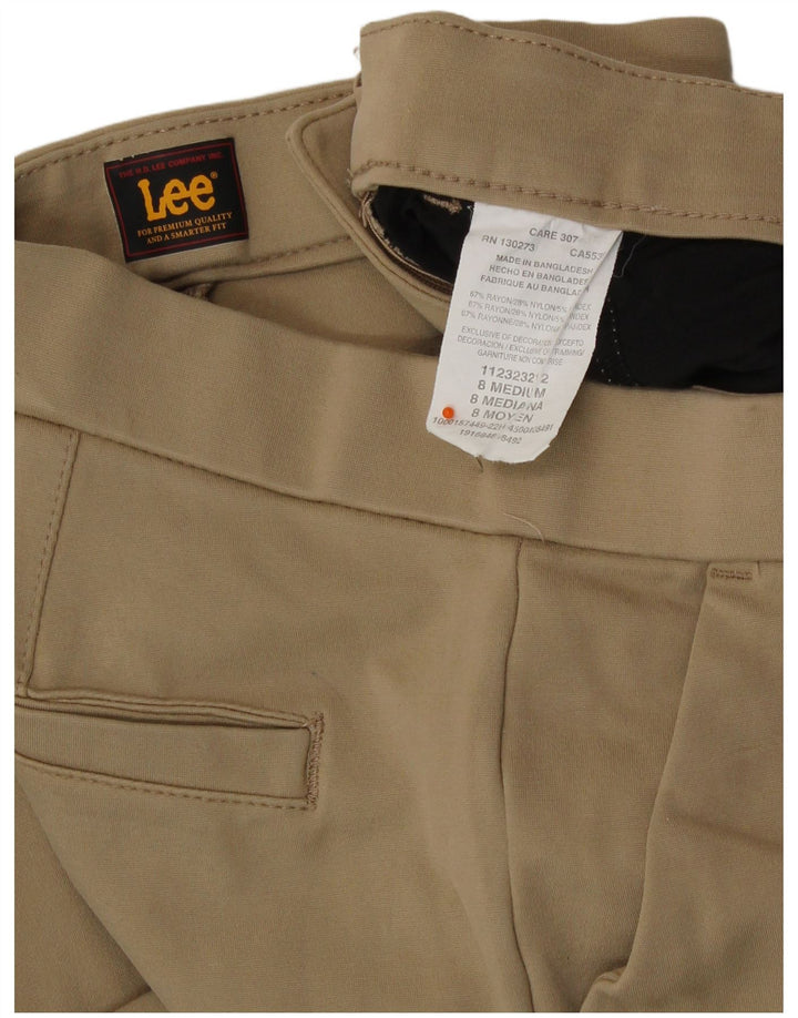LEE Pantalon décontracté slim pour femme US 8 Medium W30 L26 Rayonne Beige