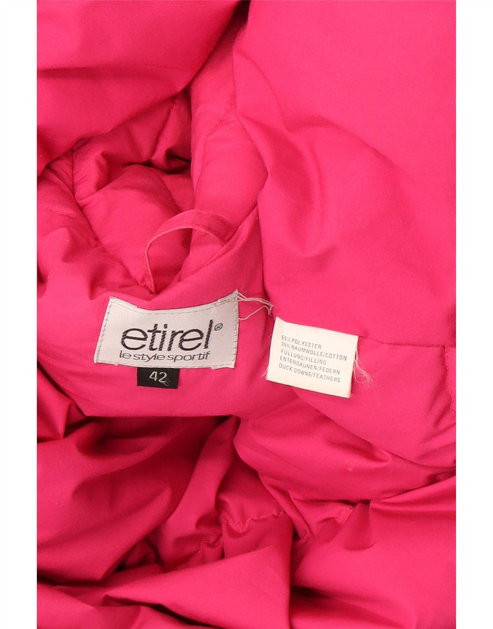 Etirel Veste matelassée surdimensionnée à capuche pour femme EU 42 Large Rose Polyester