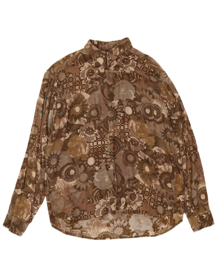 Chemise Homme Compagnie XL Marron Floral