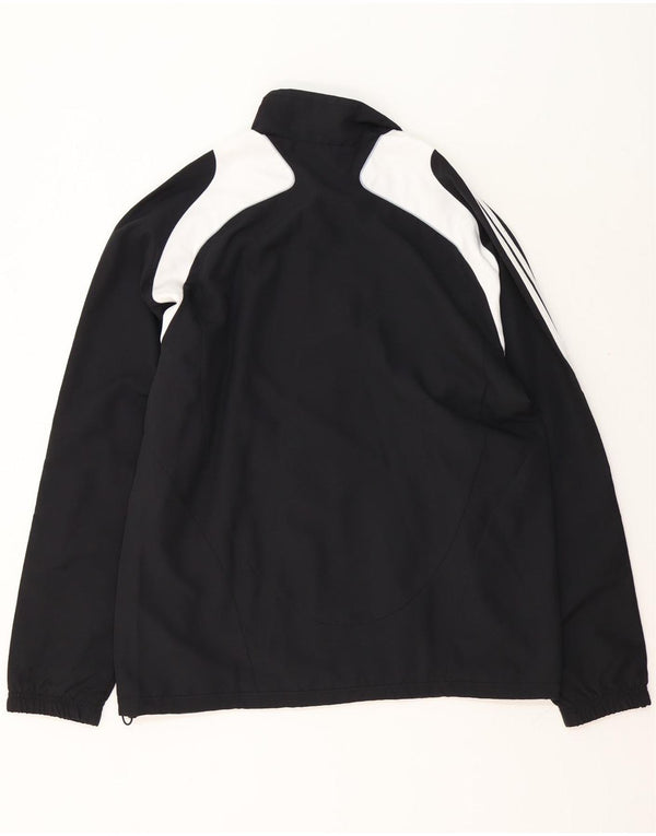 Adidas Veste de survêtement graphique pour homme UK 42/44 Large Noir Colourblock