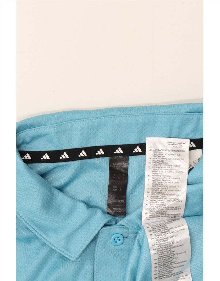 Adidas Polo Aeroready Homme Bleu Moyen Polyester