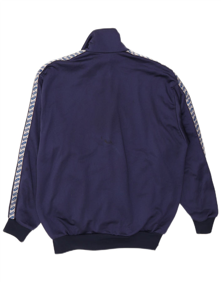 Asics Veste de Survêtement Graphique Homme XL Bleu Marine Colorblock