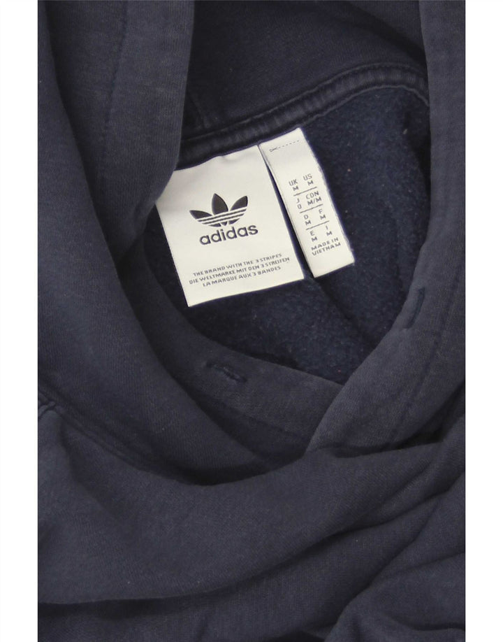 Adidas Pull à capuche graphique pour homme Bleu marine moyen