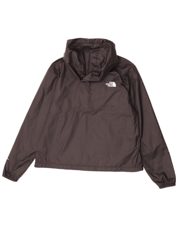 The North Face Veste de pluie à capuche pour femme UK 16 Large Noir