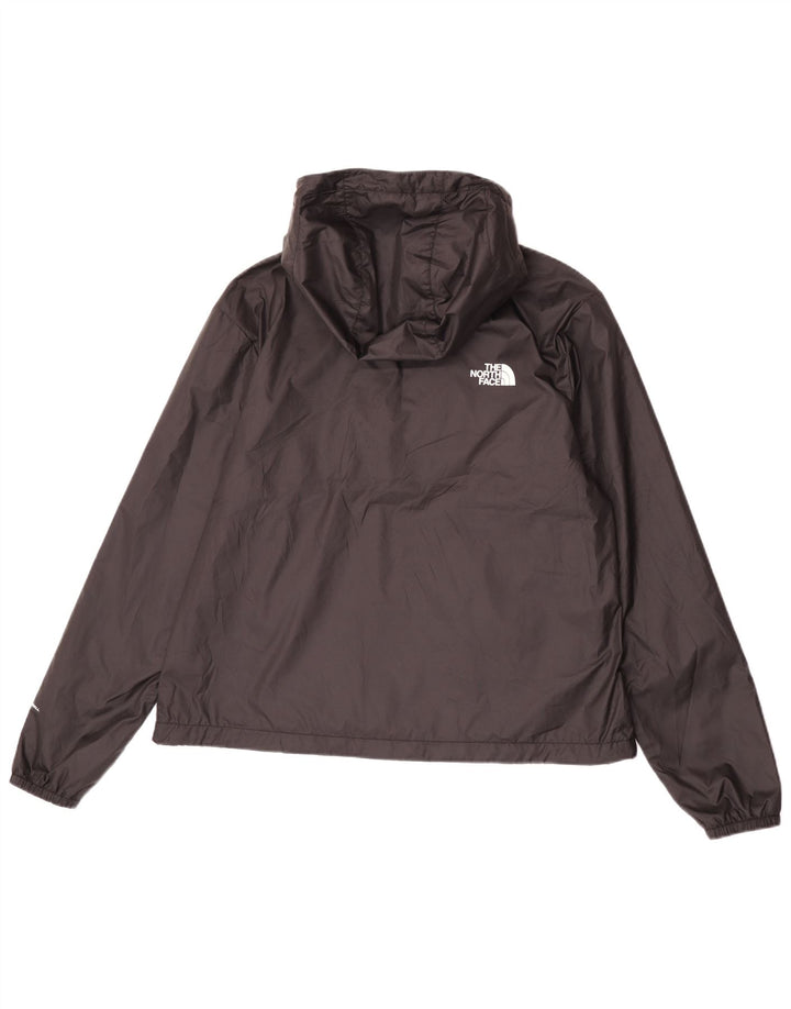 The North Face Veste de pluie à capuche pour femme UK 16 Large Noir
