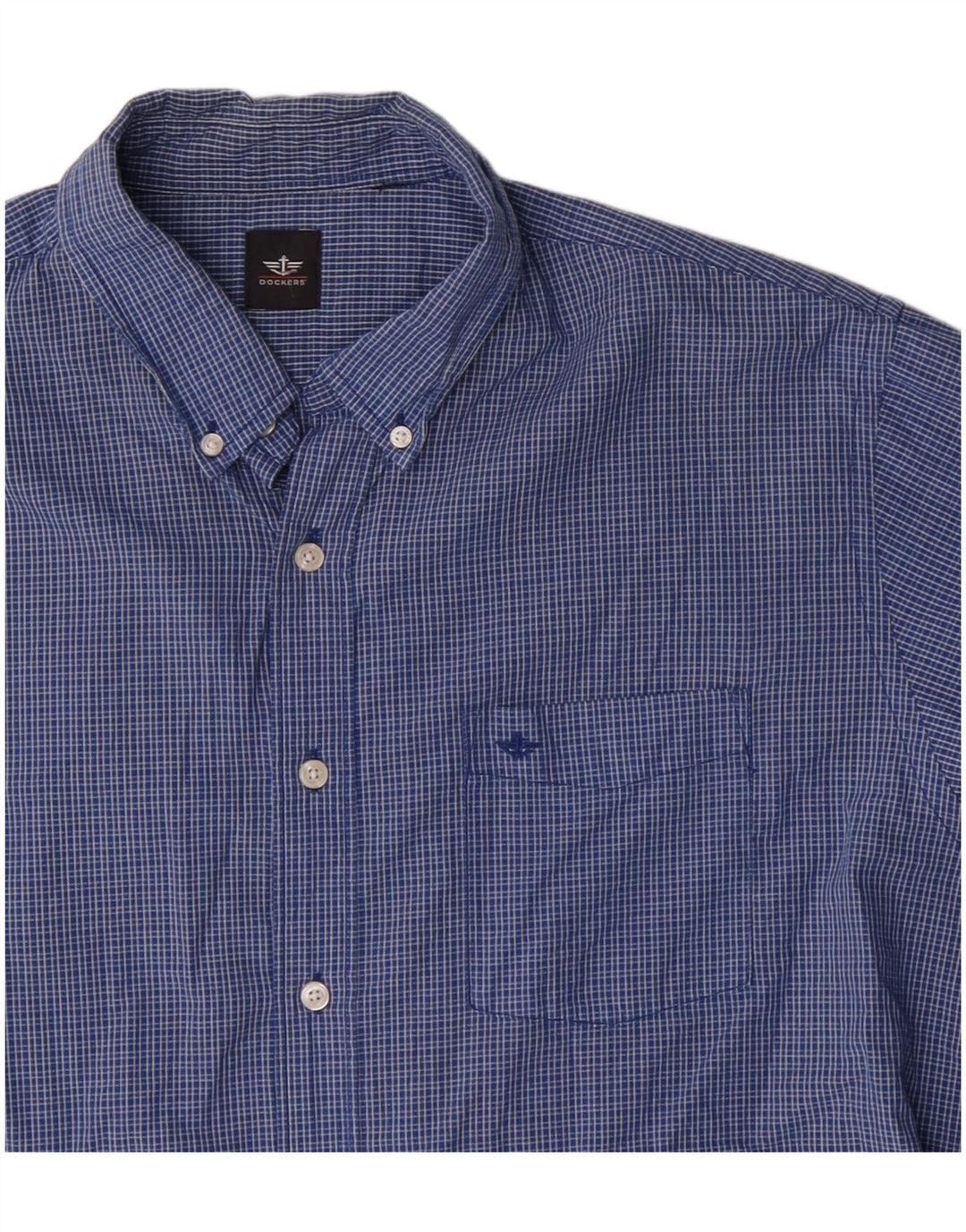 Dockers Chemise Homme XL Bleu Carreaux